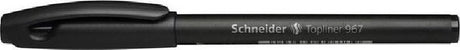 Schneider Schreibgeräte Schneider Fineliner – Topliner 967 – 0,4 mm – Schwarz – Box mit 10 Stück – S-9671