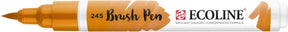Talens ecoline brushpen - 245 saffraangeel