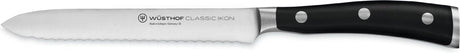 Wusthof - klassisches Ikon-Wurstmesser mit Wellenschliff 14 cm