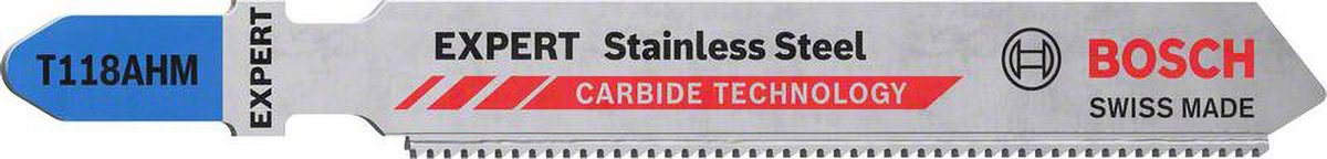 Bosch Expert Edelstahl-Stichsägeblatt T118AHM, 2 Stück -...