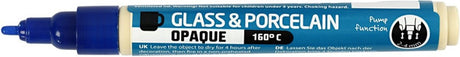 Creativ Company CC Glas- und Porzellanmarker, undurchsichtig, dunkelblau