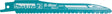 Makita b-05038 Säbelsägeblatt – 128 x 7 18 TPI – Metall-Kunststoff (5 Stück)