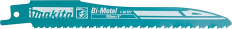 Makita b-05038 Säbelsägeblatt – 128 x 7 18 TPI – Metall-Kunststoff (5 Stück)