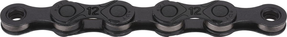 KMC Halskette E12 BlackTech, 1 2x11 128, 130 Links, 5,2 mm Stift, 12-Gang