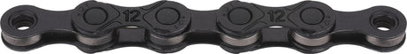 KMC Halskette E12 BlackTech, 1 2x11 128, 130 Links, 5,2 mm Stift, 12-Gang