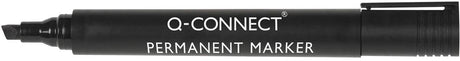 Q-Connect Permanentmarker, 1,2 5 mm, abgeschrägte Spitze, schwarz 10 Stück