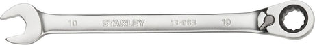 Stanley – umschaltbarer Ringmaulschlüssel Fatmax mit Ratsche 10 mm – Maulschlüssel – Schraubenschlüssel – 1 Stück