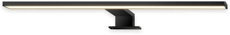 B.k.licht briloner dünn - LED-Spiegelbeleuchtung - warmweißes Licht - Spiegellampe - klemmbar oder schraubbar - schwarz - 50x10,5x4 cm