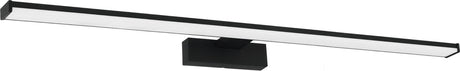 Eglo pandella 1 spiegellamp - led - 78 cm - zwart wit