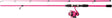 Albatros - Spinn-Combo-Set Pink - Spinnrutenrolle - 240cm - Pink - inklusive Nylonschnur