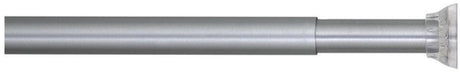 Dichtungsfeuchen-Duschvorhangstange Teleskop 155-255 cm Mataluminium