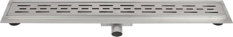 Differnz douchegoot - met flens rvs - 7 x 7 x 70 cm