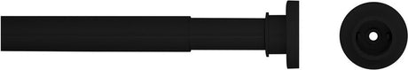 Dichtungsfäle Dichtungsfeule Duschvorhangstange Teleskop 80-130 cm Schwarz