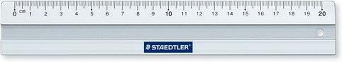 Staedtler Lineal 563 200 mm Aluminium