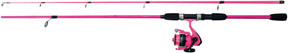 Albatros - Spinn-Combo-Set Pink - Spinnrutenrolle - 210cm - Pink - inklusive Nylonschnur