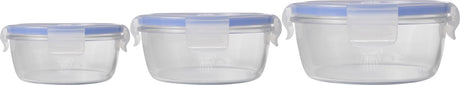 Luminarc Pure Box Active Ratio Behälter – Glas – rund – Set-3
