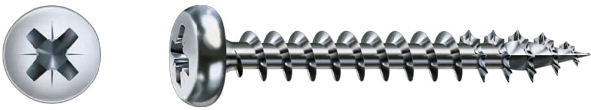 Fadix schroef ronde kop (3,5 x 13 mm)