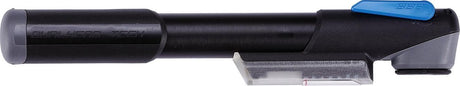 Bbb Cycling Windgun S Mini-Fahrradpumpe mit Druckmesser – Mini-Fahrradpumpe Rennrad MTB – 7 bar – Grau – 25 cm – BMP-57