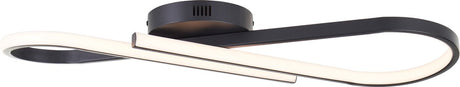 Brilliant Hinton – Deckenleuchte – LED 24 W – 3000 K – Schwarz – 3-stufig dimmbar