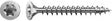 Spax Torx Holzschraube Flachkopf – 4,0x35mm – T10 – 25 Stück