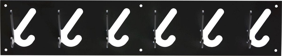 Gispen 1x6 - Garderobenständer - Schwarz - 60 cm breit