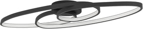 Eglo gianella plafondlamp - led - aluminium|staal|kunststof - zwart|wit
