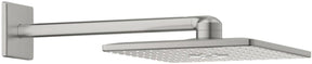 Grohe rainshower hoofddouche+arm vierkant supersteel