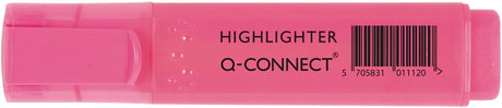 Q-Connect Textmarker, rosa 10 Stück