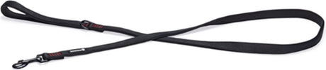 Beeztees Parinca Premium Hundeleine – Hundeleine – wetterbeständig – Nylon – Schwarz – 180 cm x 20 mm Einheitsgröße