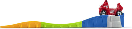 Step2 up down roller coaster speelgoed achtbaan anniversary edition - kinderachtbaan met loopauto - 3 meter achtbaan voor kinderen