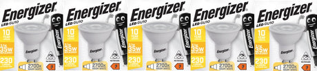 Energieeffizienter LED-Spot von Energizer – GU10 – 3,1 Watt – warmweißes Licht – nicht dimmbar – 5 Stück