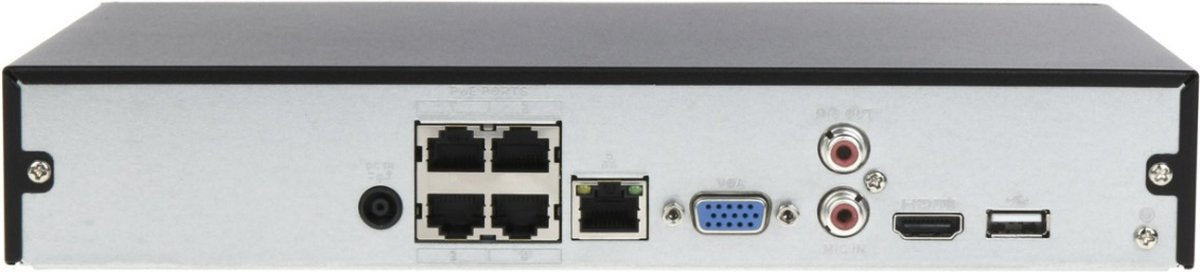 Dahua nvr4104hs-p-ei – NVR-AI-Recorder PoE für max. 4 x 16 MP IP-Kameras