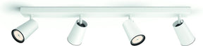 Philips LED Philips Paisley Aufbaustrahler – 4-flammig – Weiß