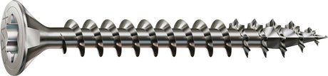 Spax Edelstahlschraube, 3,5 x 20 mm, 180 Stück, Vollgewinde, Senkkopf, T-Star Plus T15, 4Cut, Edelstahl A2 - 8000000287176