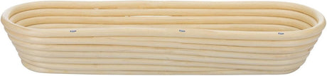 Westmark Gärkorb, für 1500-2000 g Brotteig, oval, Länge: ca. 40 cm, Rattan, hellbeige