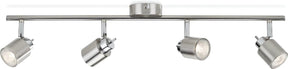 Philips led philips meranti opbouwspot - 4-lichts - nikkel