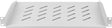 Lanberg - 19 vaste plak - 1u - 483x315mm - max. laadvermogen tot 25kg - grijs