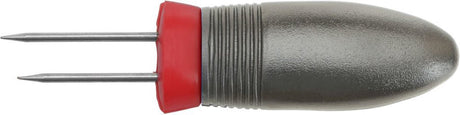 Westmark Maiskolbenhalter, 4 Stück, je 7,5 cm lang, Edelstahl-Kunststoff, stachelig, schwarz gelb, 15142280