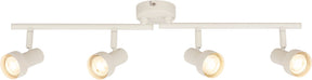 Briloner b.k.licht tapp - Aufbaustrahler - Deckenstrahler (Deckenlampe) - 4x GU10-Fassung - Altweiß - 60,5 cm
