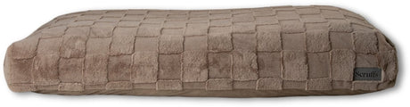 Scruffs – Orthopädisches Hundekissen Oxford – Silber – groß 100 x 70 x 10 cm