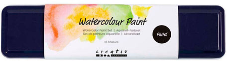 Creativ Company CC Aquarell-Set Pastellfarben 12 Farben
