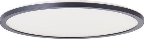 Brilliant Brennan – Deckenleuchte – Badezimmer – LED 24 W 4000 K – 3-Stufen-Dimmer – IP44 – Schwarz und Weiß