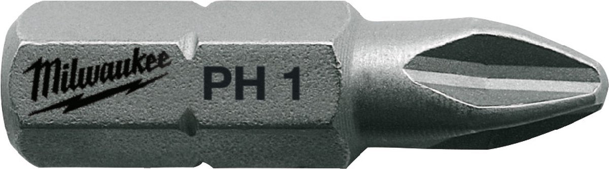 Milwaukee schroefbits ph 1 x 25 mm - 25 stuks - 4932399586
