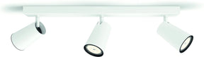 Philips led philips paisley opbouwspot - 3-lichts - wit
