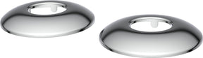 Kirchhoff duw rozet - chroom - 1 2 x 60 x 10 mm (2x)