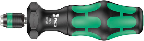 Wera 826 Kraftform T-Griff Bit-Handhalter mit Rapidaptor-Schnellwechselfunktion – 05057480001