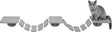 Trixie Kletterleiter Wand – Katzenspielzeug – Taupe – 150 x 30 cm