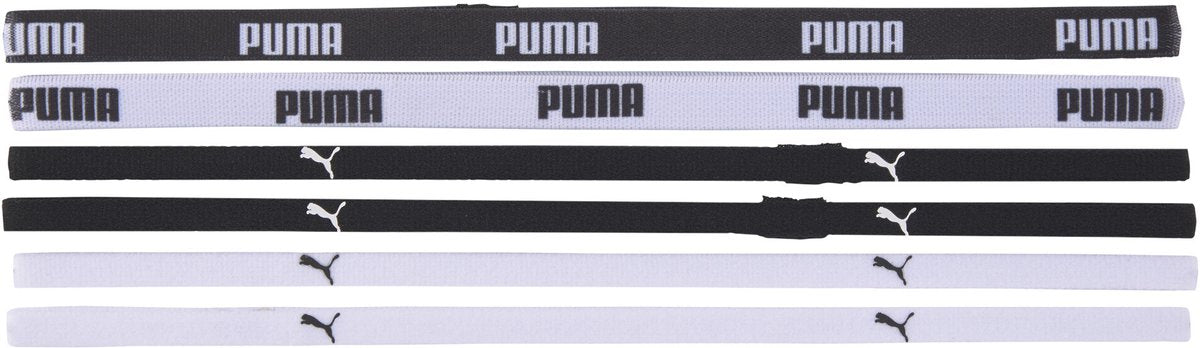 Puma Tress Hairbands Damen Haarbänder - Schwarz-Weiß