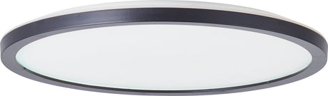 Brilliant Brennan – Deckenleuchte – Badezimmer – LED 18 W 4000 K – 3-Stufen-Dimmer – IP44 – Schwarz und Weiß
