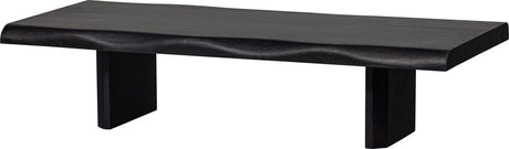 Woood cali salontafel - mangohout - zwart - 55x120x28